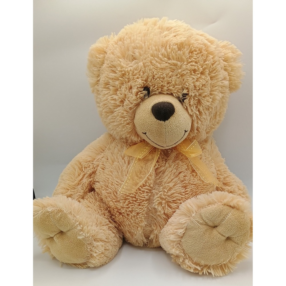 17" 2017 MTY International Light Colored Just Plush Teddy Bear